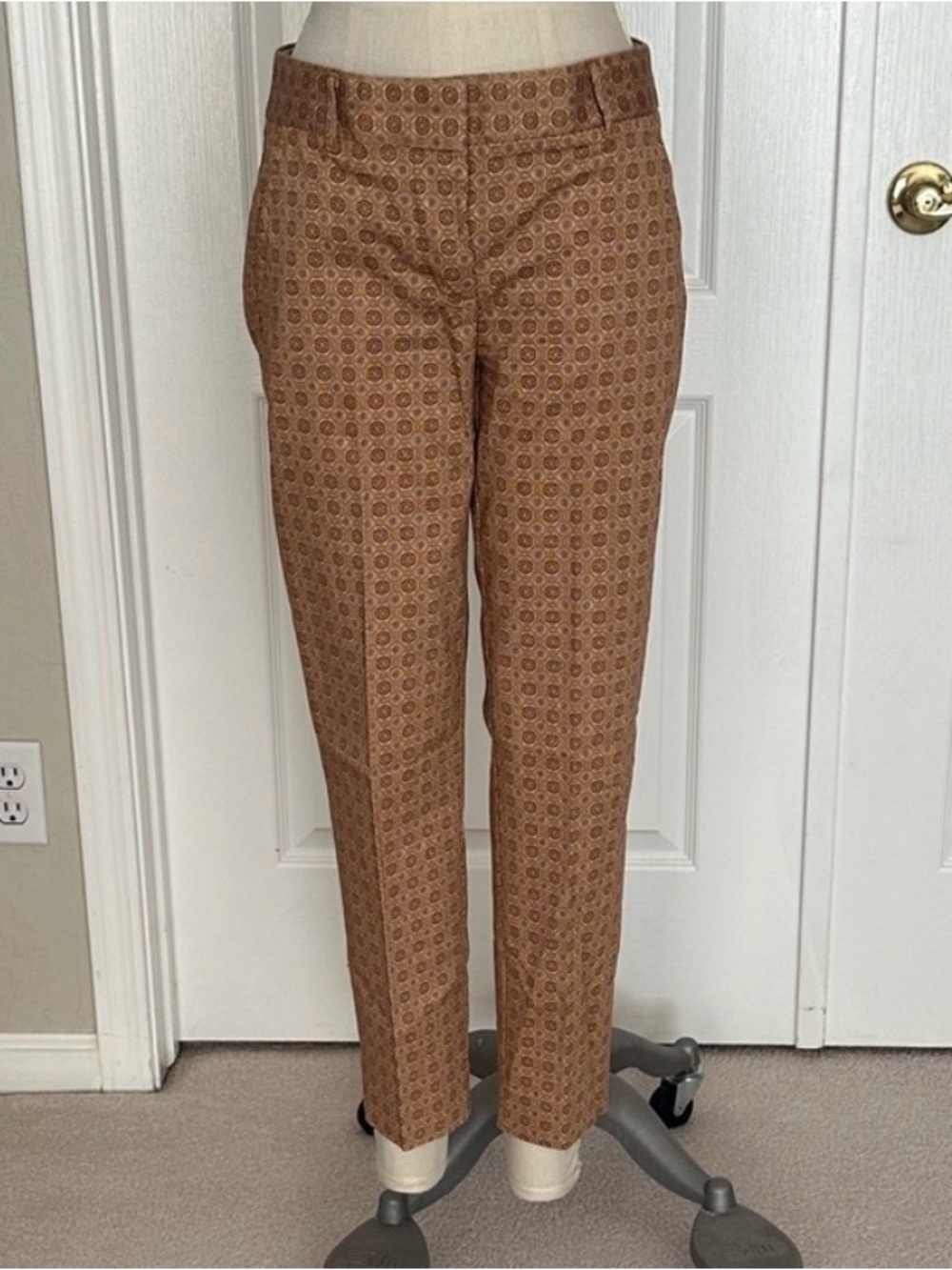 J. Crew Tan and Brown
Patterned Trousers